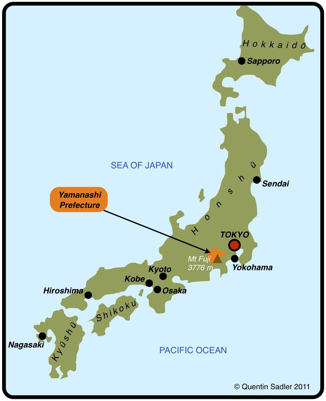 Yokohama xəritədə